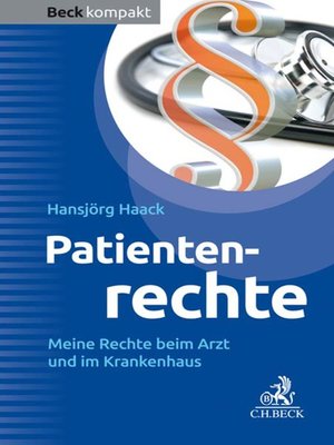 cover image of Patientenrechte